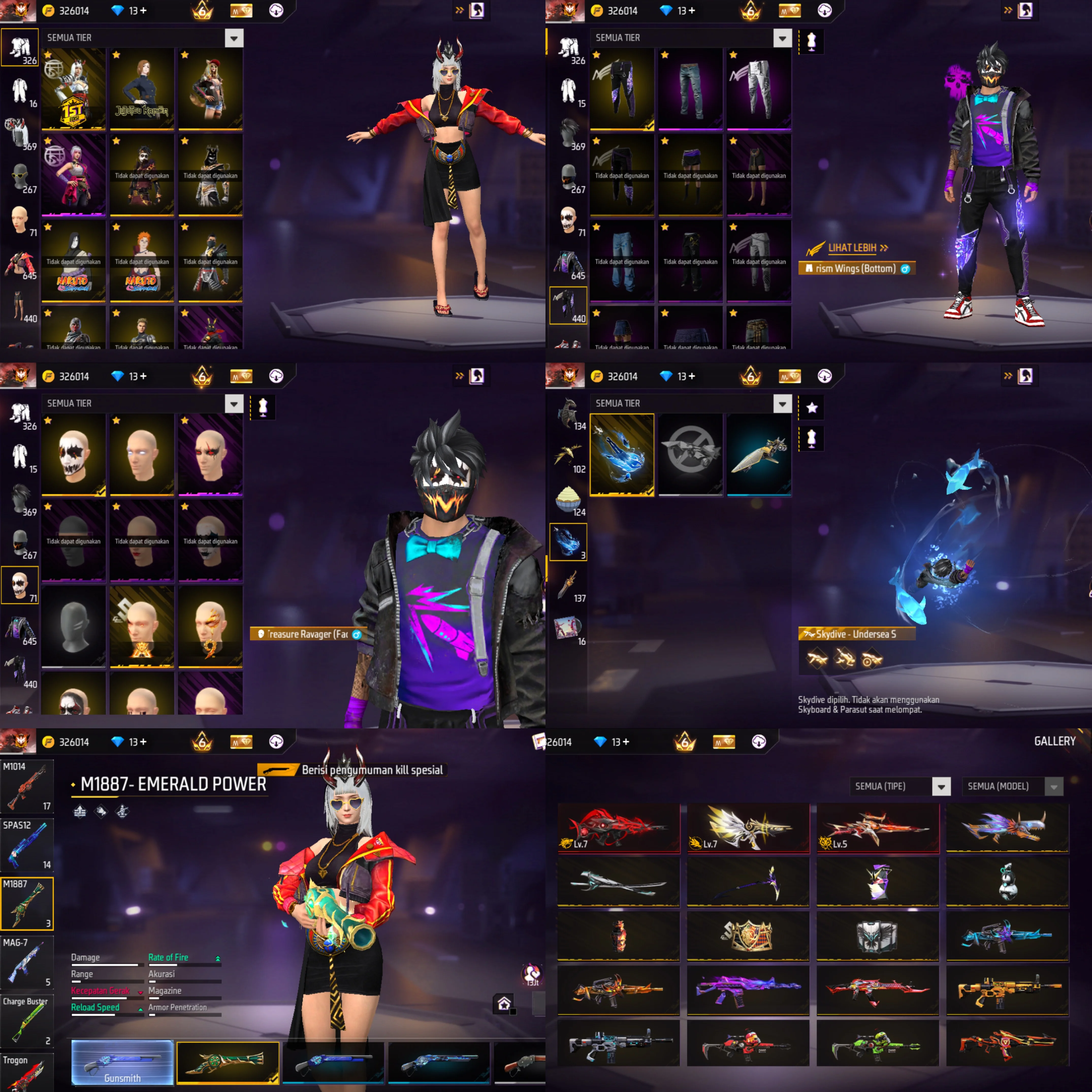 Akun Free Fire Semi Old