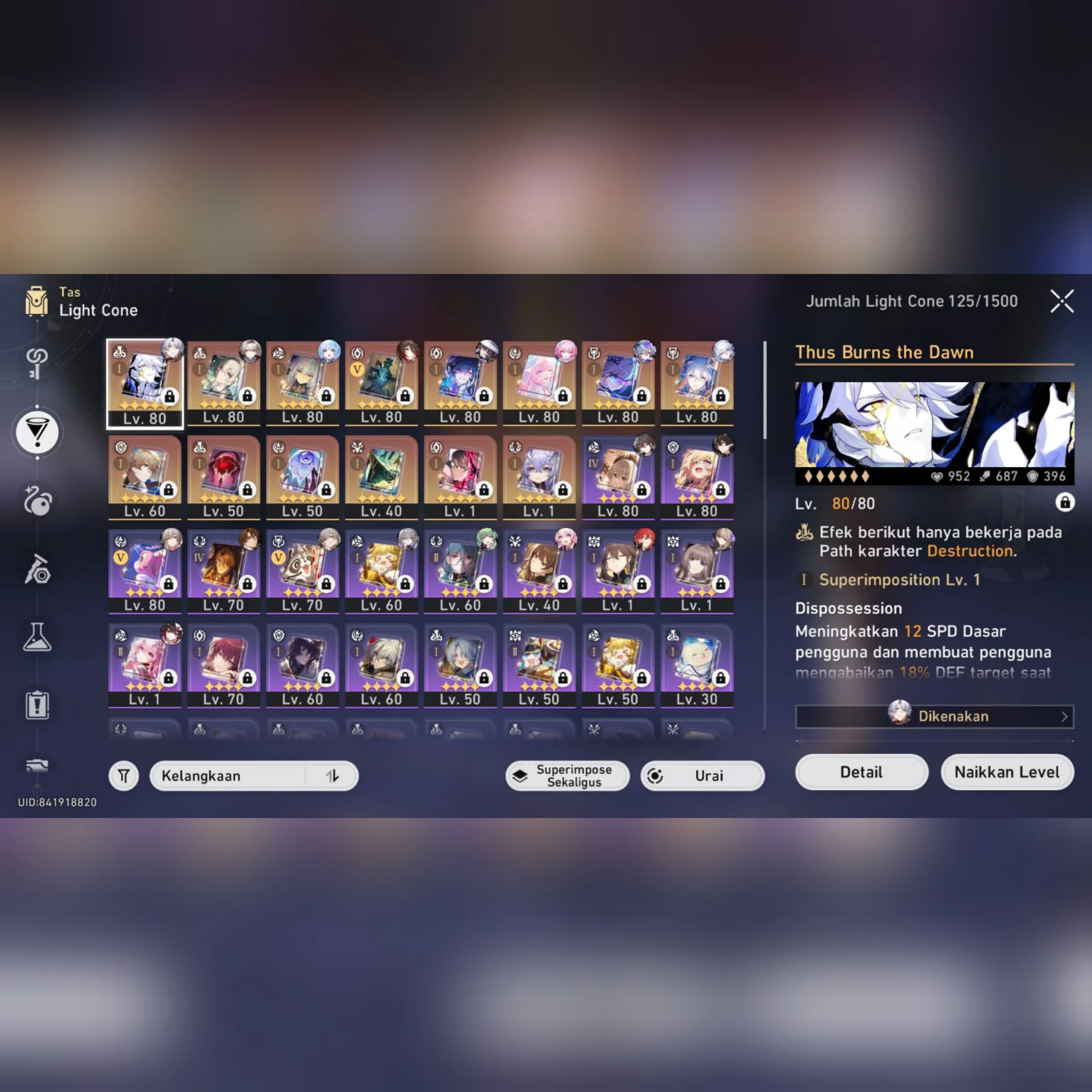 HSR ENDGAME ACCOUNT