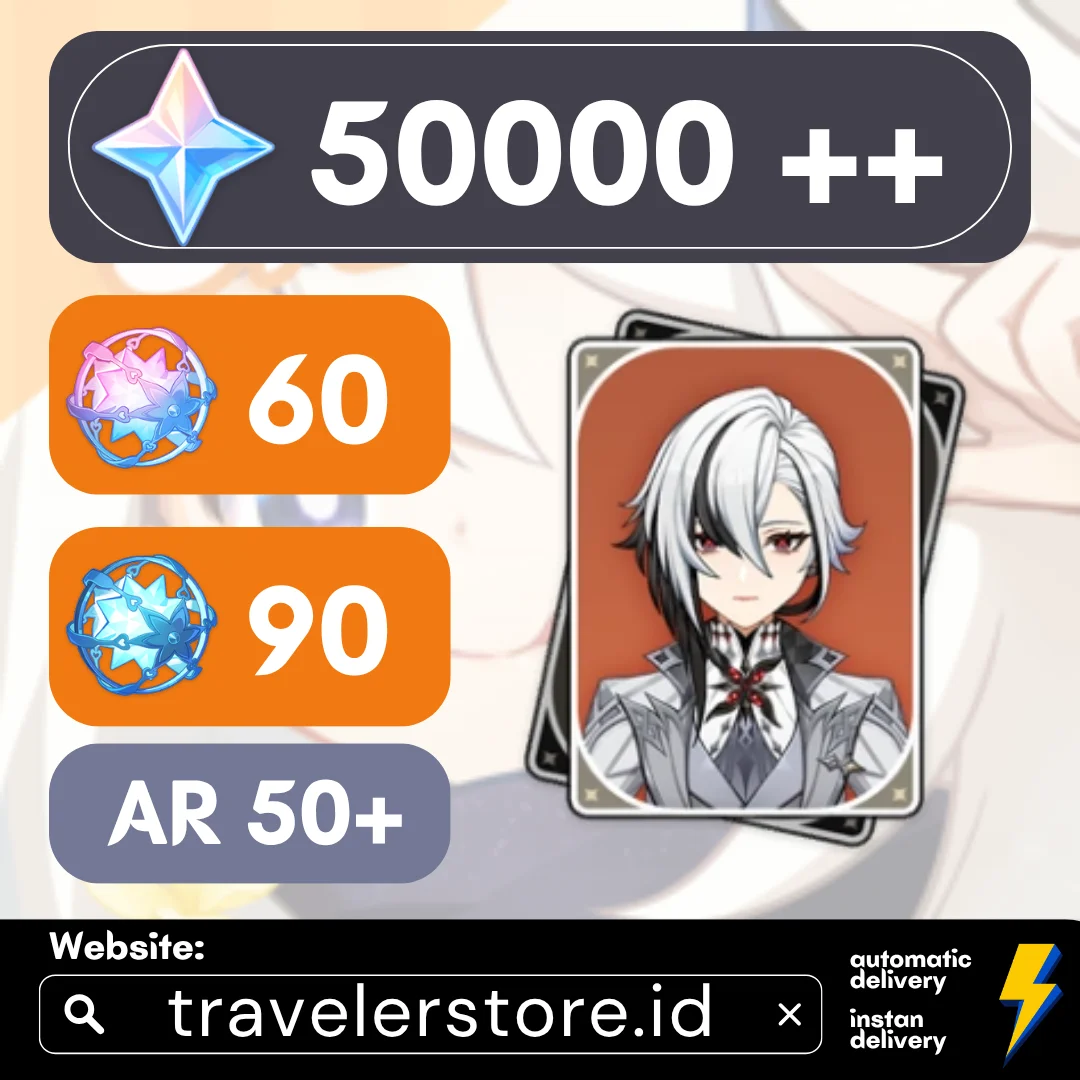 Arlecchino + 50000 Primogems Asia All Unset