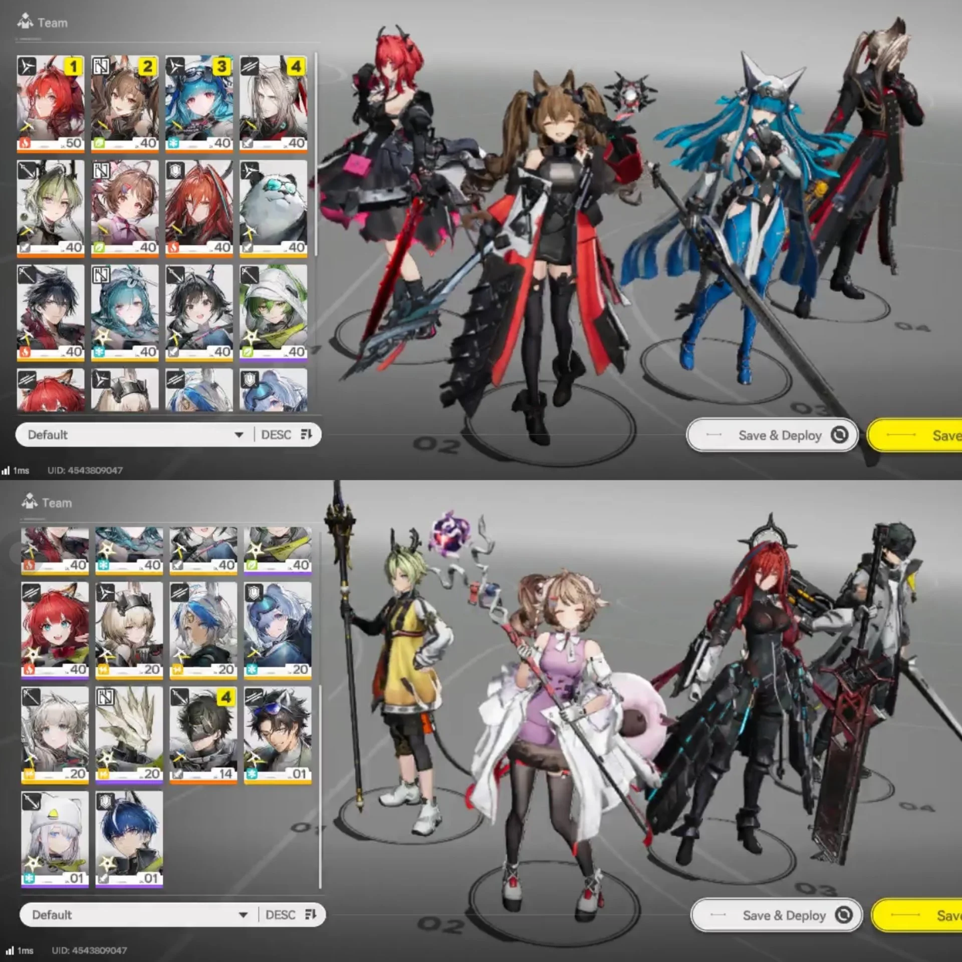 AKUN LAEVATAIN LIFENG P1W1, GILBERTA, & B6 STANDAR
