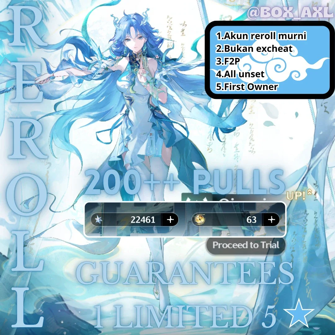 REROLL MURNI QINGXIAO