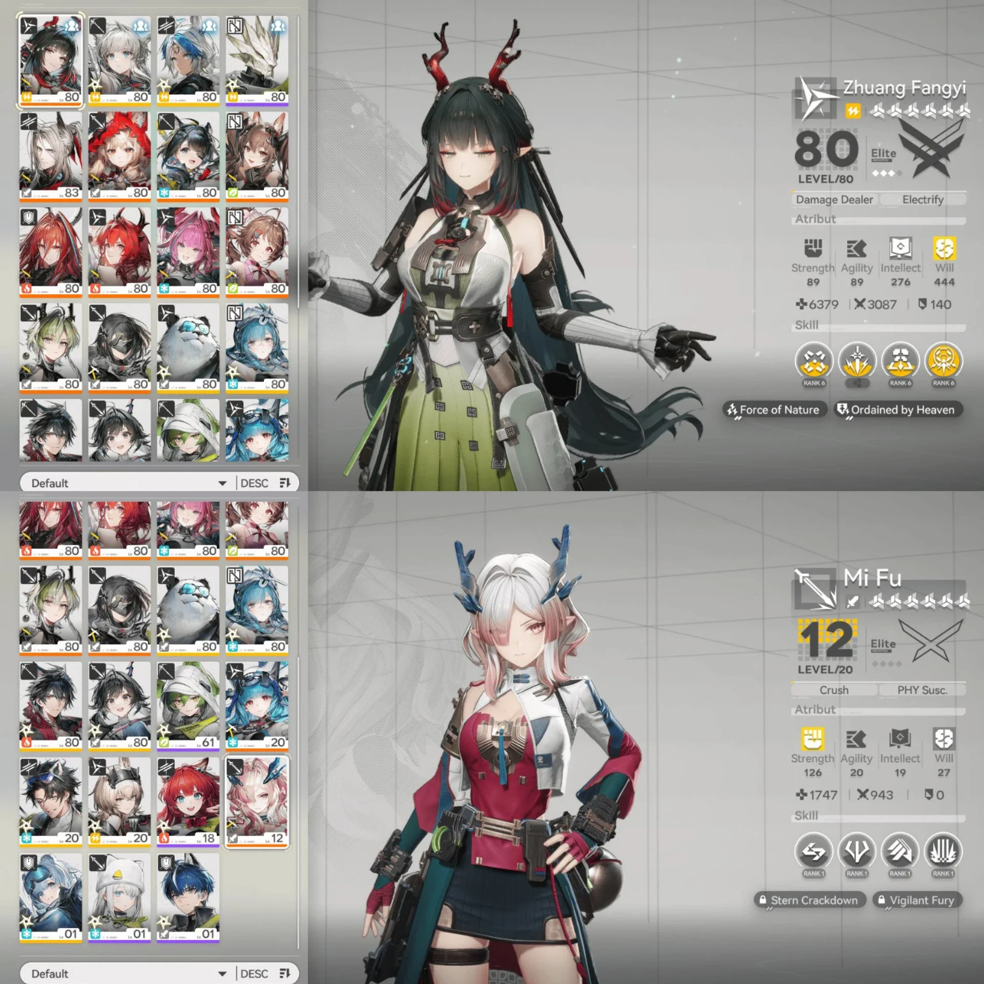 SEMUA KARAKTER B6 LENGKAP (NEW BANNER MIFU)