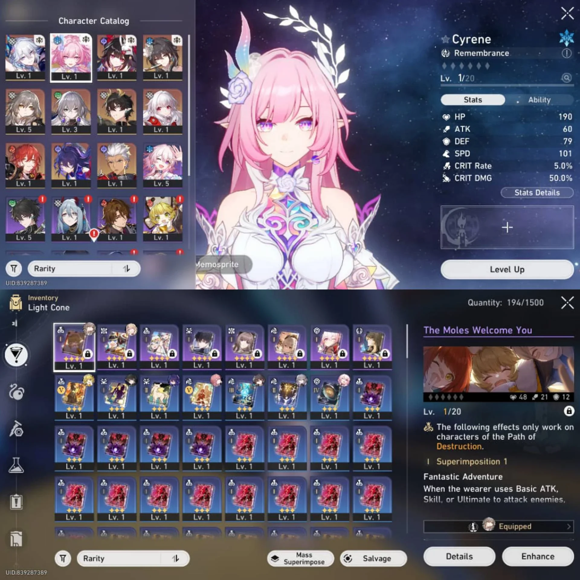 STARTER TL 6 CYRENE + YAO GUANG DLL (3 BIJI BATU KUNING)