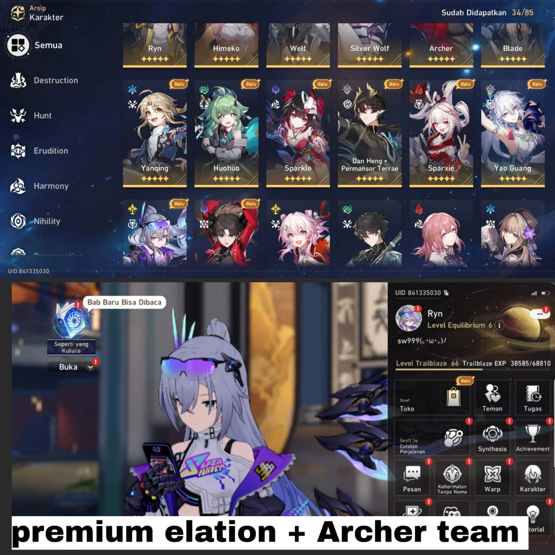ELATION TEAM PREMIUM + ARCHER TEAM