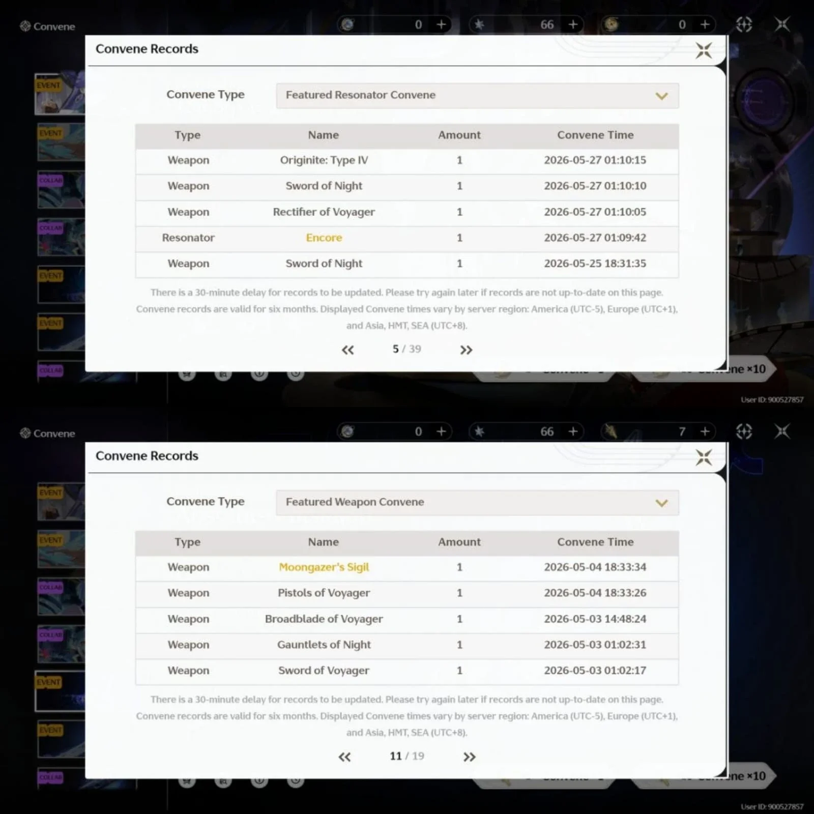 8 LIMIT+2 SIGN, UID 900 & SANHUA SKIN