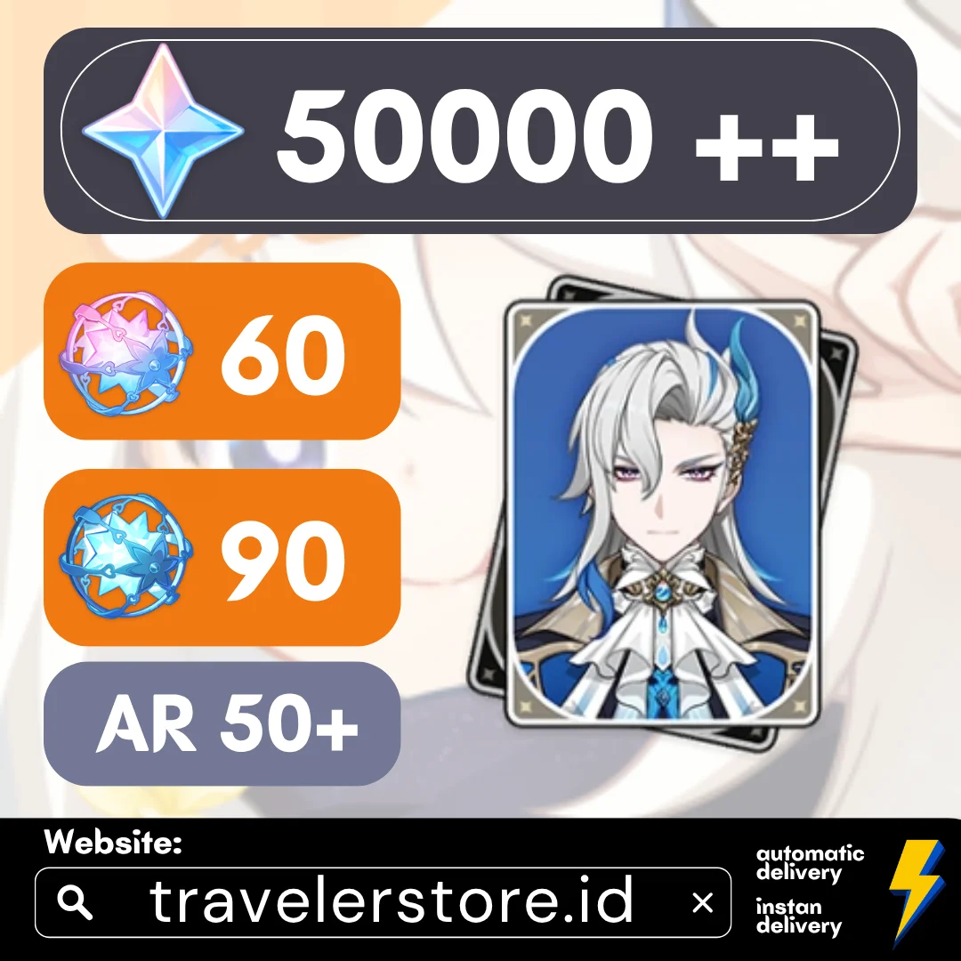Neuvillette + 50000 Primogems Asia
