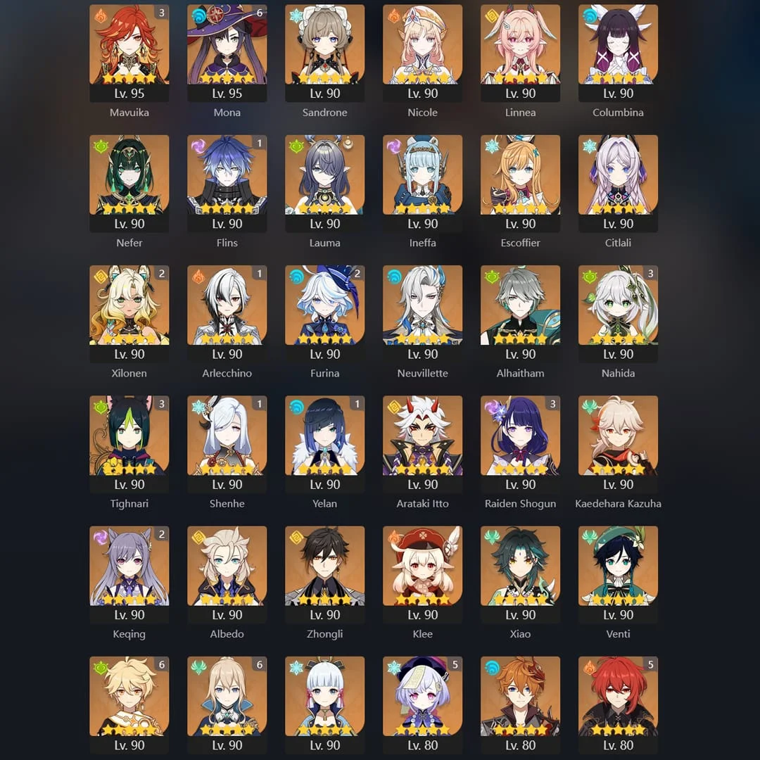 AKUN END GAME GENSHIN
