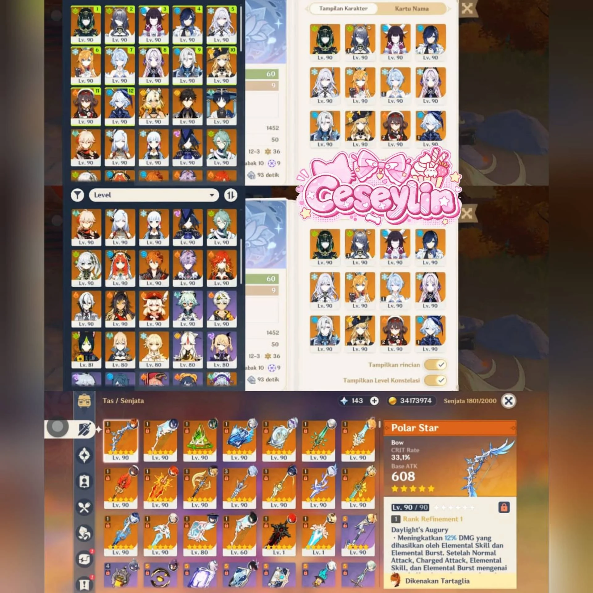 AKUN GENSHIN 28 LIMIT REFFP