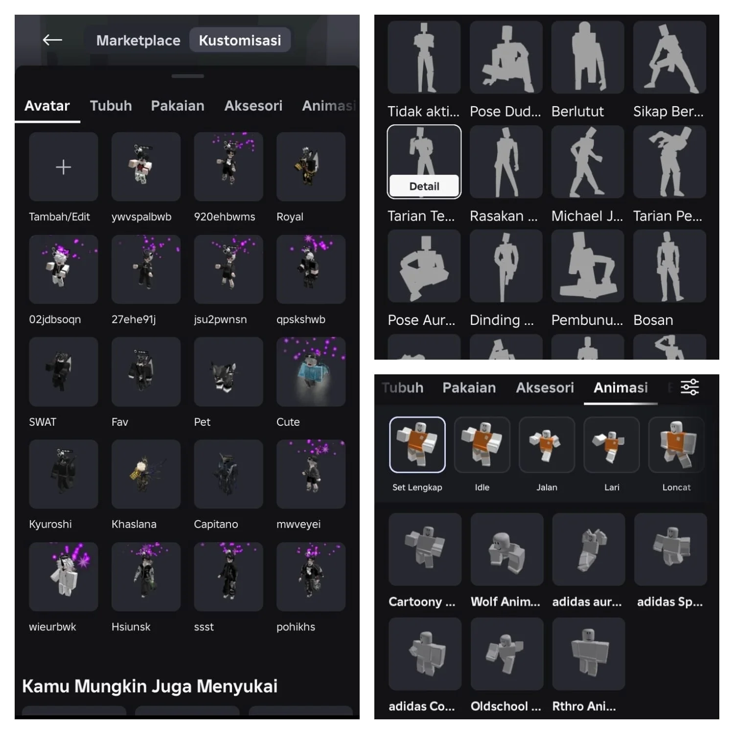 EDISI PENSI, AKUN KHUSUS FASHION BUKAN MEKANIK GAME