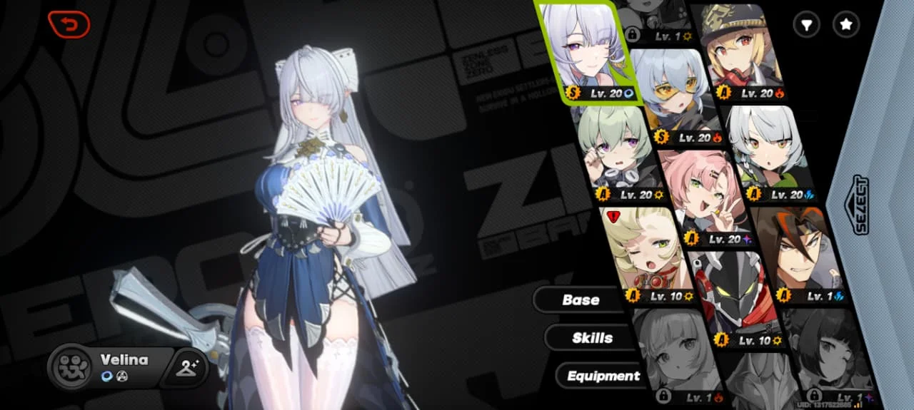 ASIA | 2x S-Rank | Velina, Soldier-11 | IK25 Starter (Unset All) | ZZZ-002