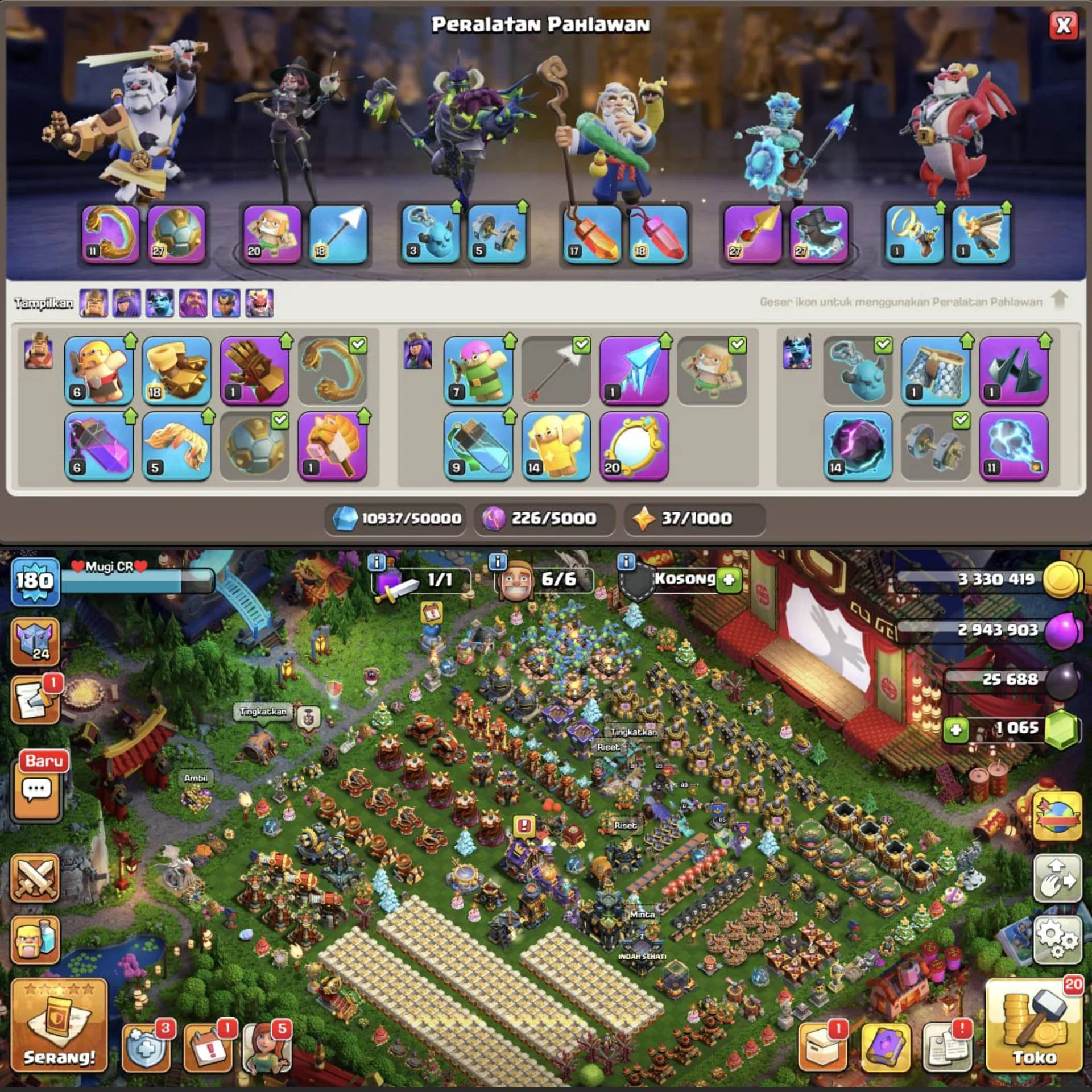 AKUN COC TH 17