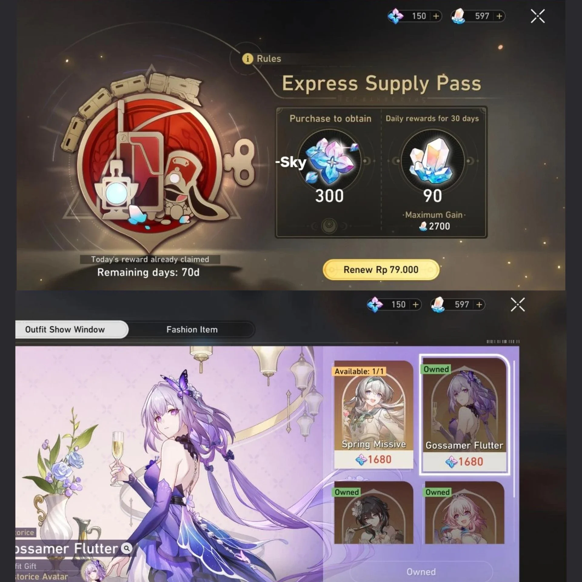 FULL REMEM ALL SIGN (CASTO OUTFIT, CYRENE E2, HYACINE E1) + FULL TEAM SW999 ALL SIGN, PHAINON SIGN+CERYDRA, RATE ON.