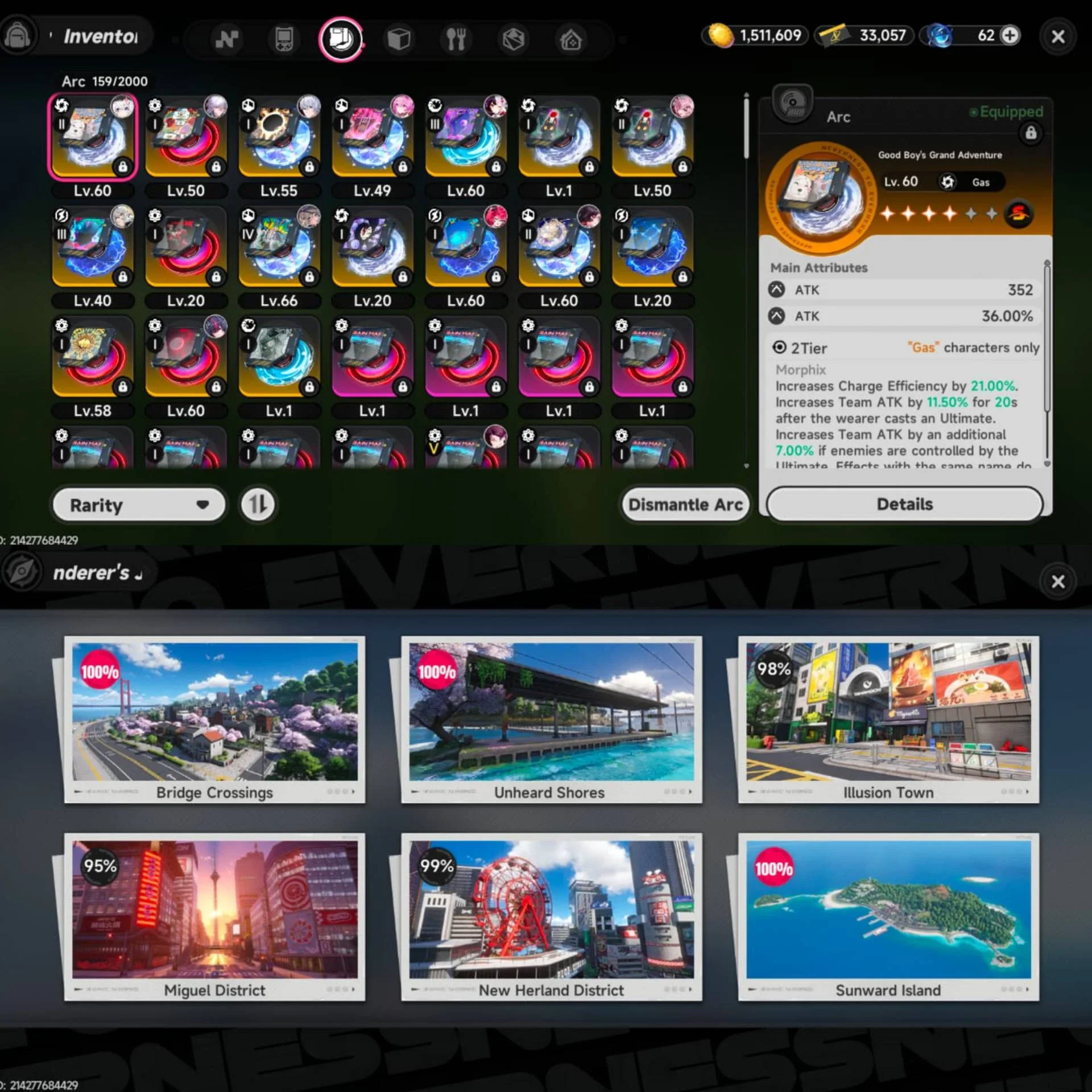 WTS AKUN NEVERNESS TO EVERNESS