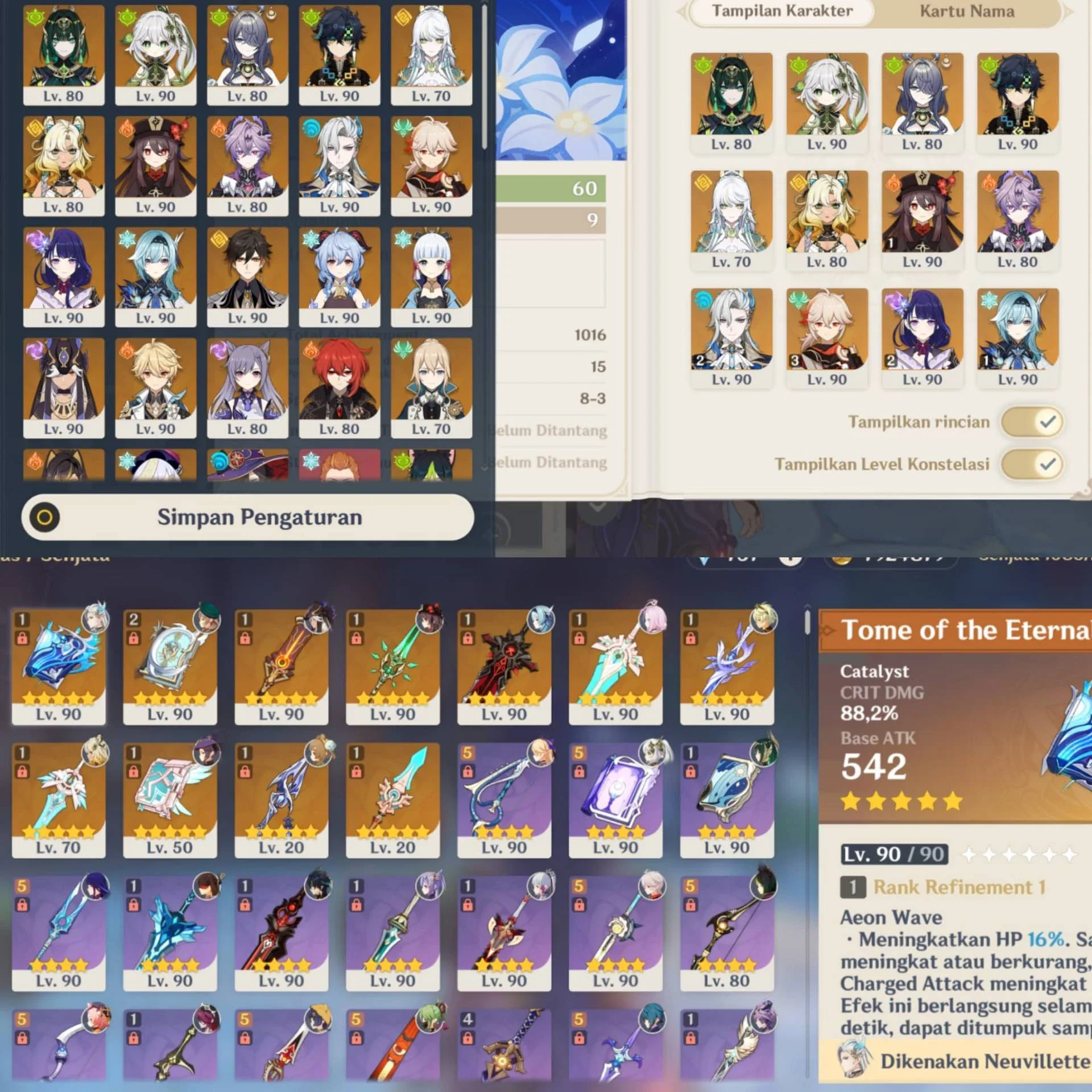 NOPAL C2 + RAIDEN C2 + KAZUHA C3 + HUTAO C1