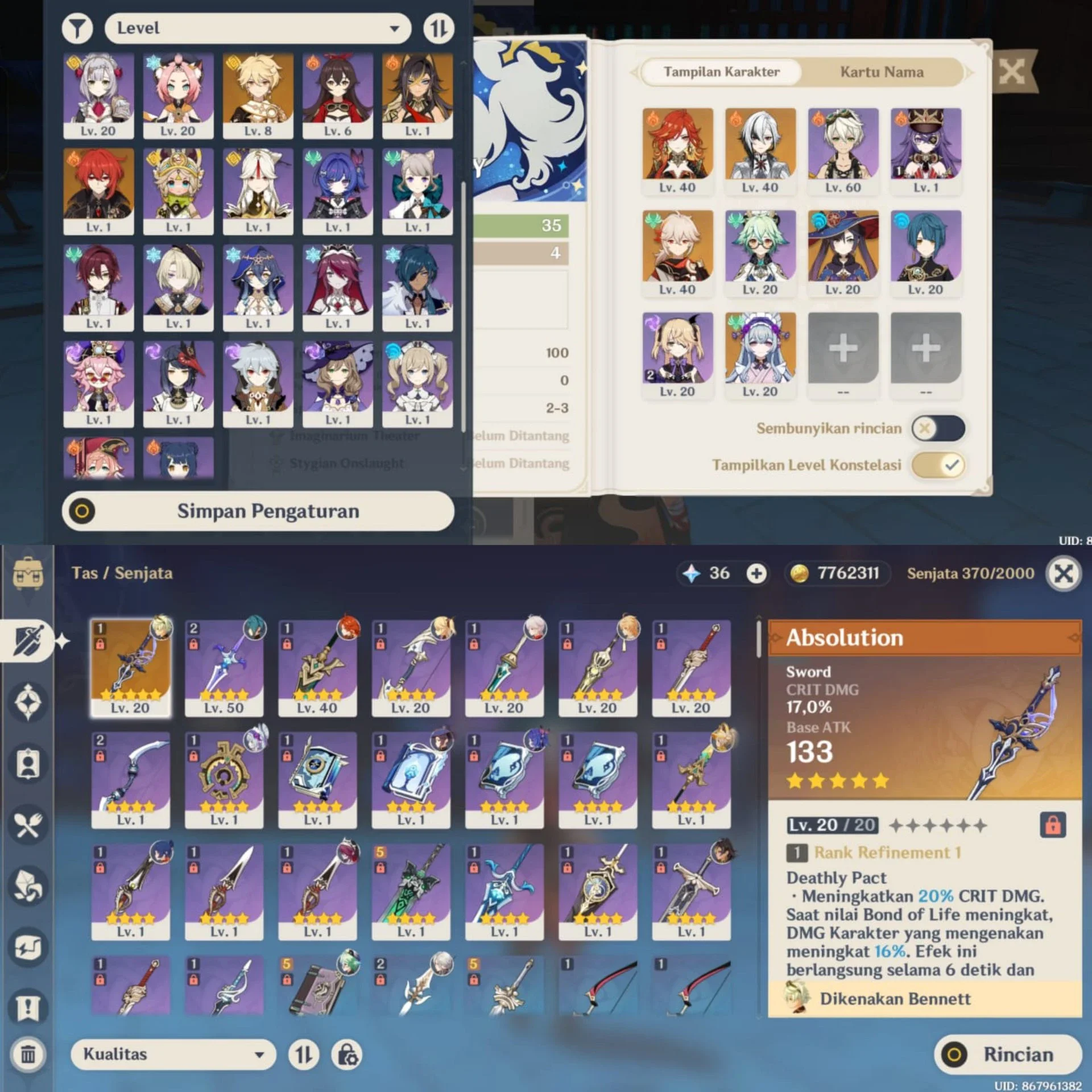 STARTER MAVUIKA, ARLE, KAZUHA SIGN CLORIDE