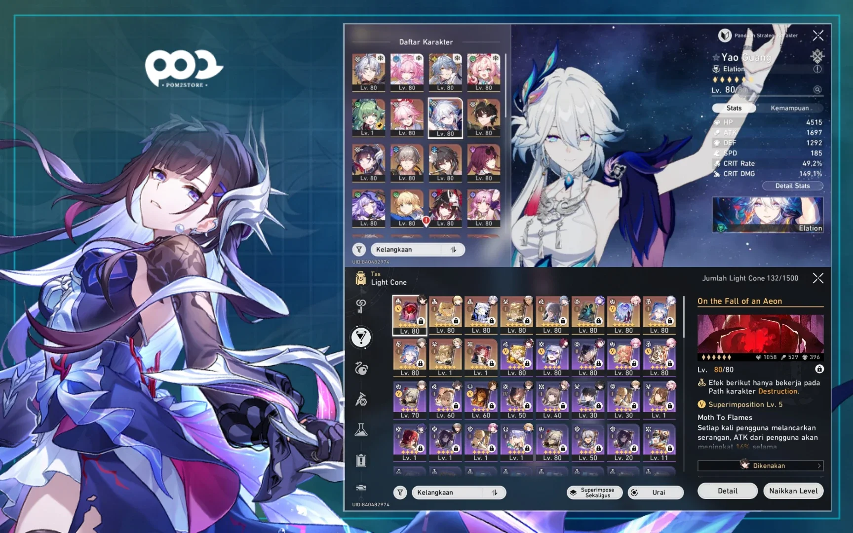 HSR 3 PREMIUM — Honkai Star Rail — Pom2Store.ID