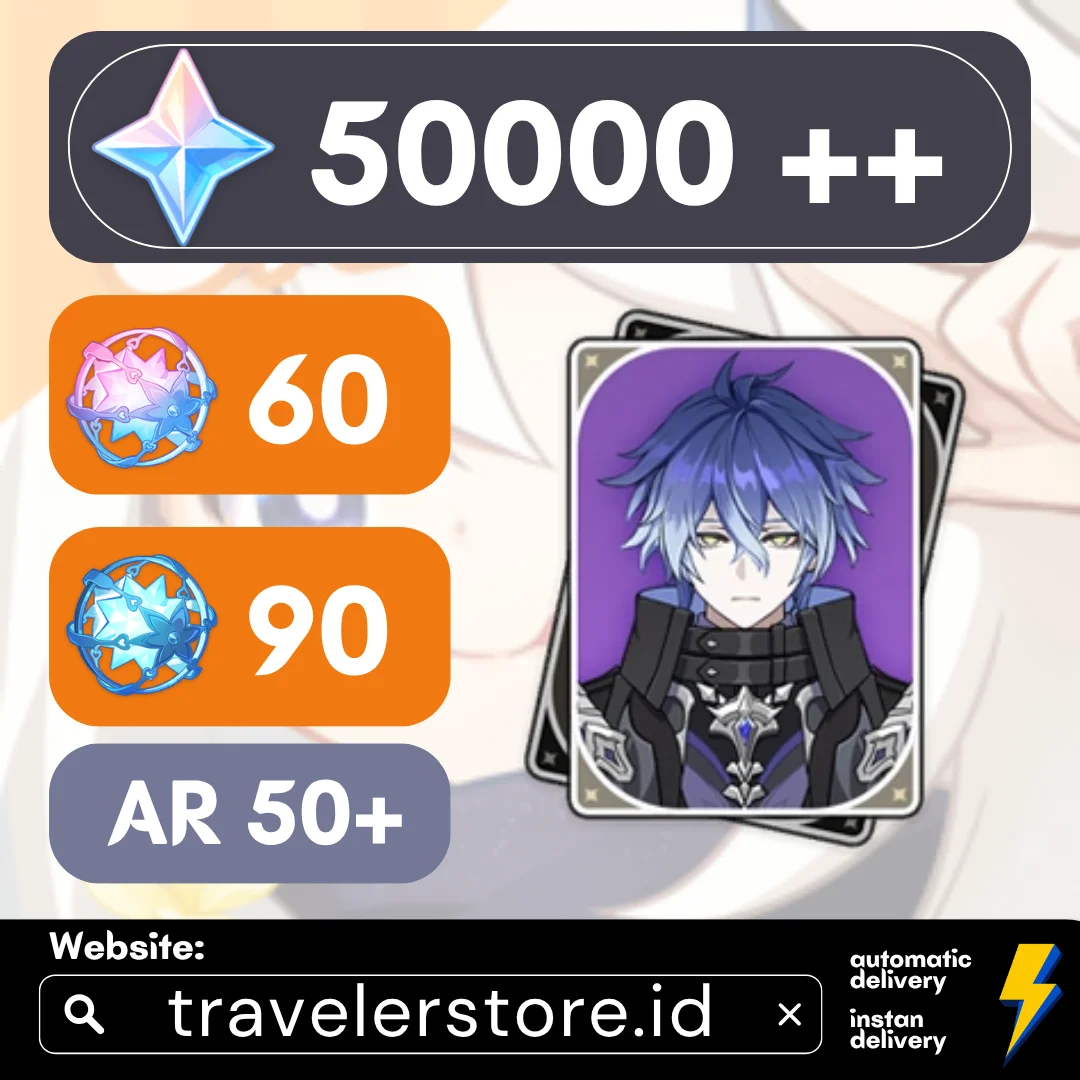 Flins + 50000 Primogems Asia All Unset