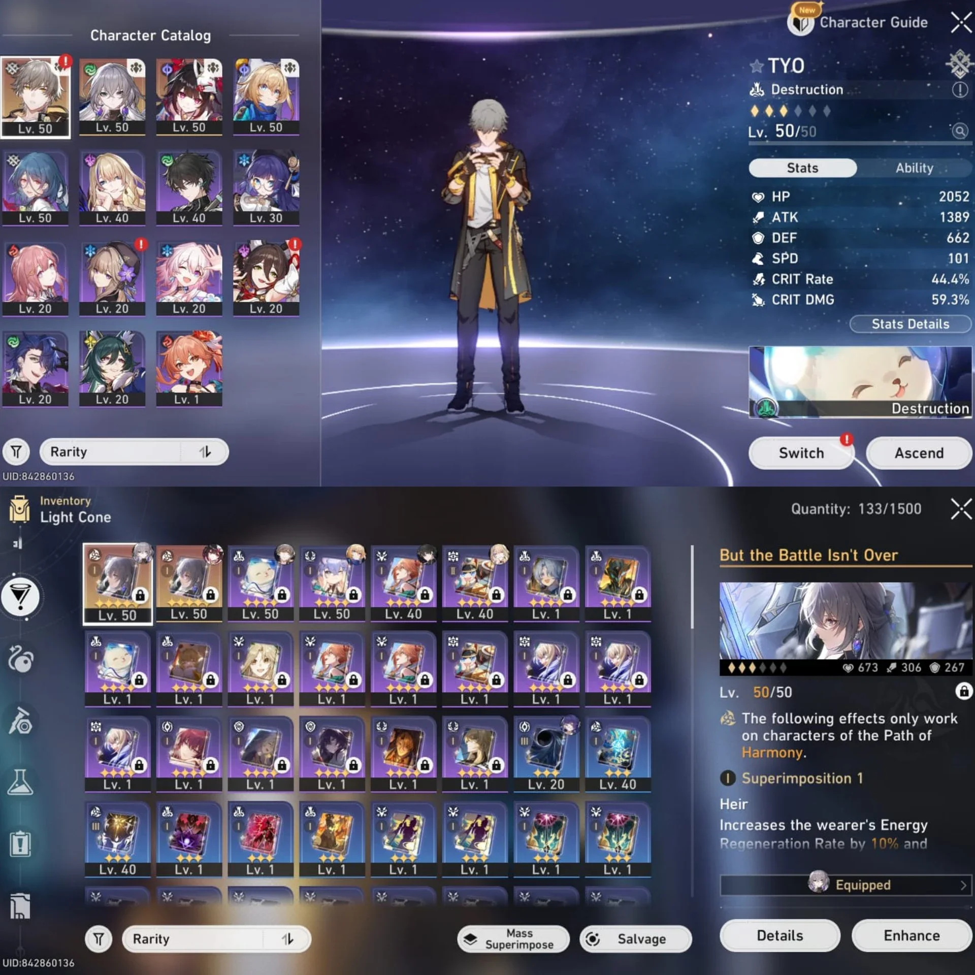 AKUN REROLL HSR