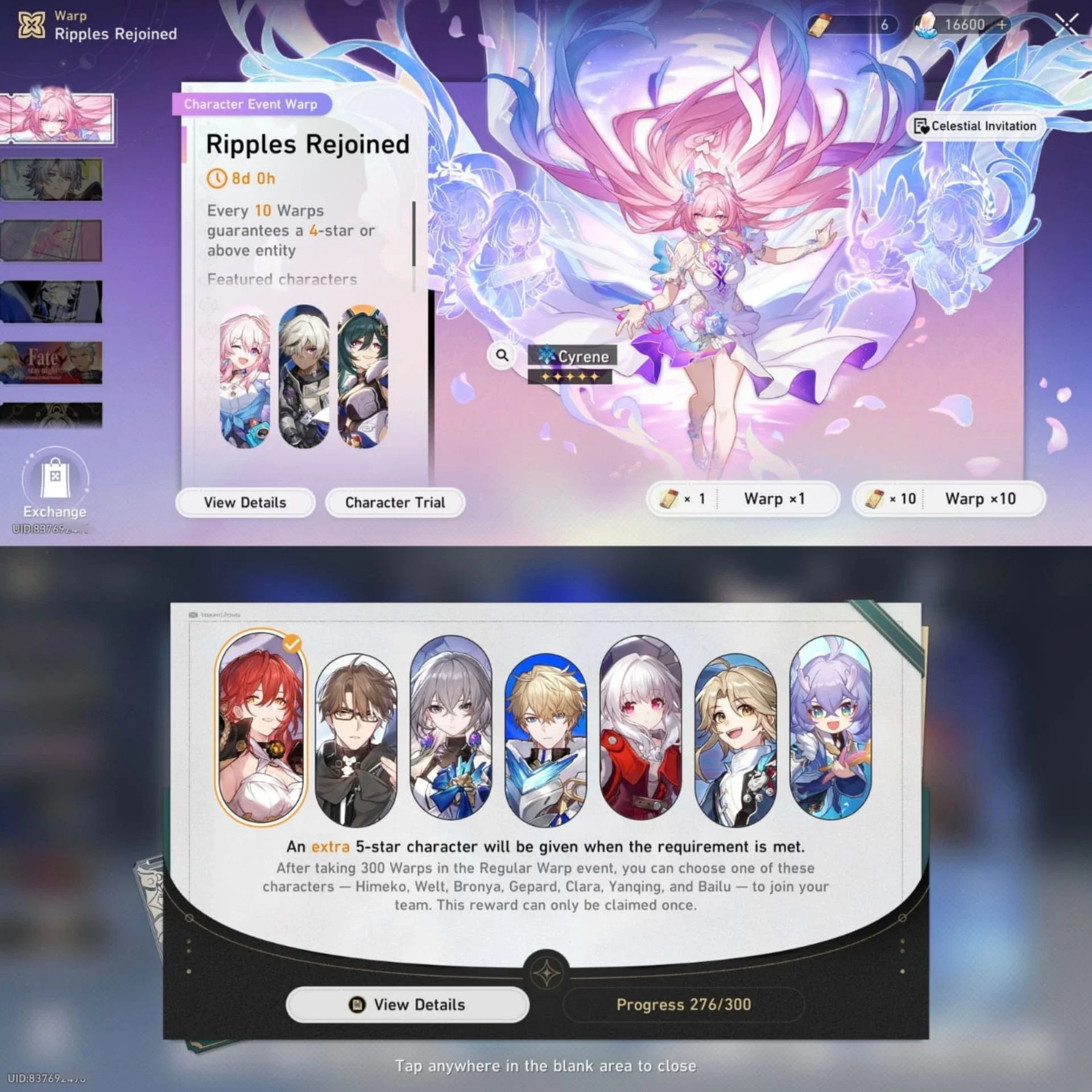 ALL ELATION E1S1 + MBLADE HOHO E1, ARCHER + SPARKLE, WELT E2 + 110 GOLD TICKET