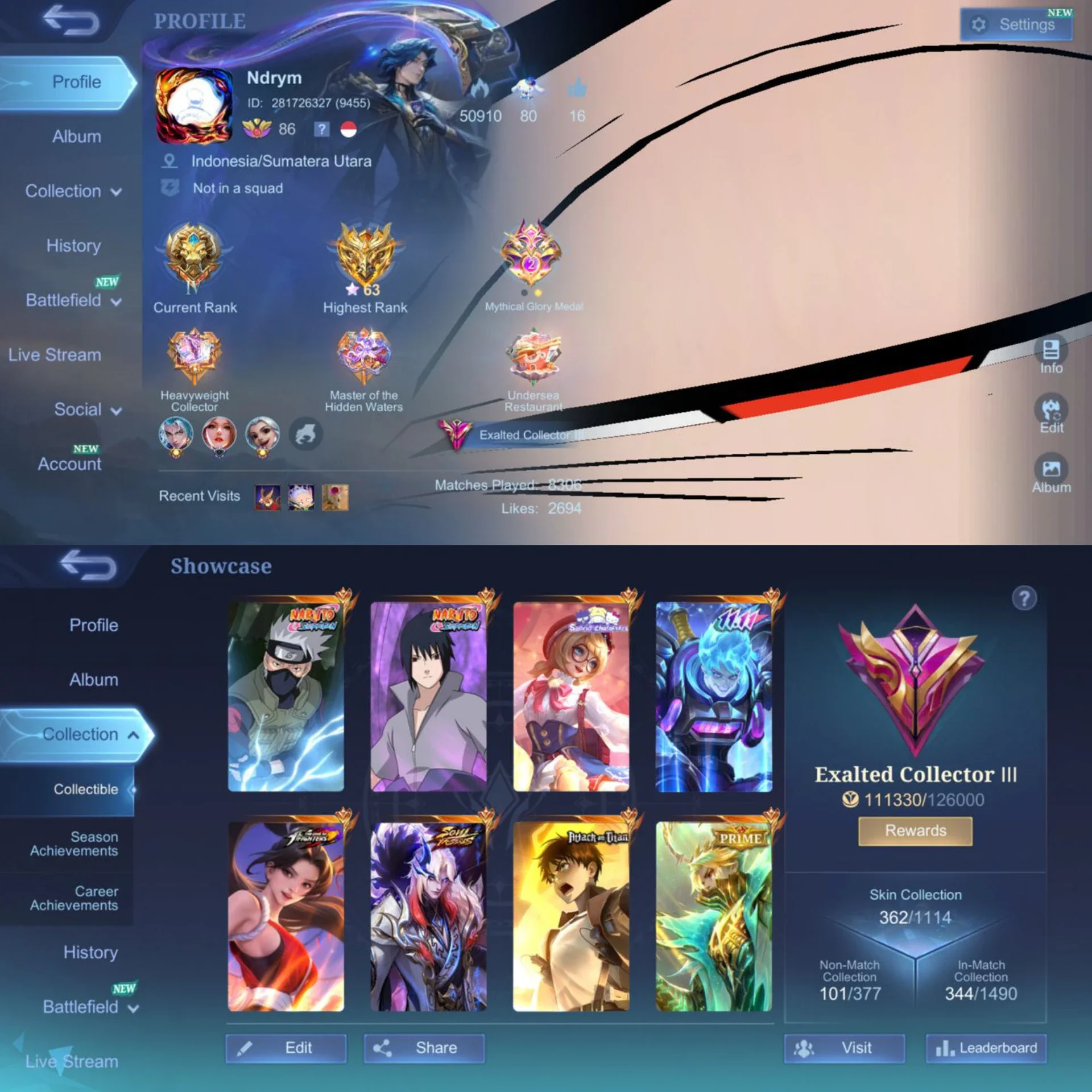 AKUN EX GLORY