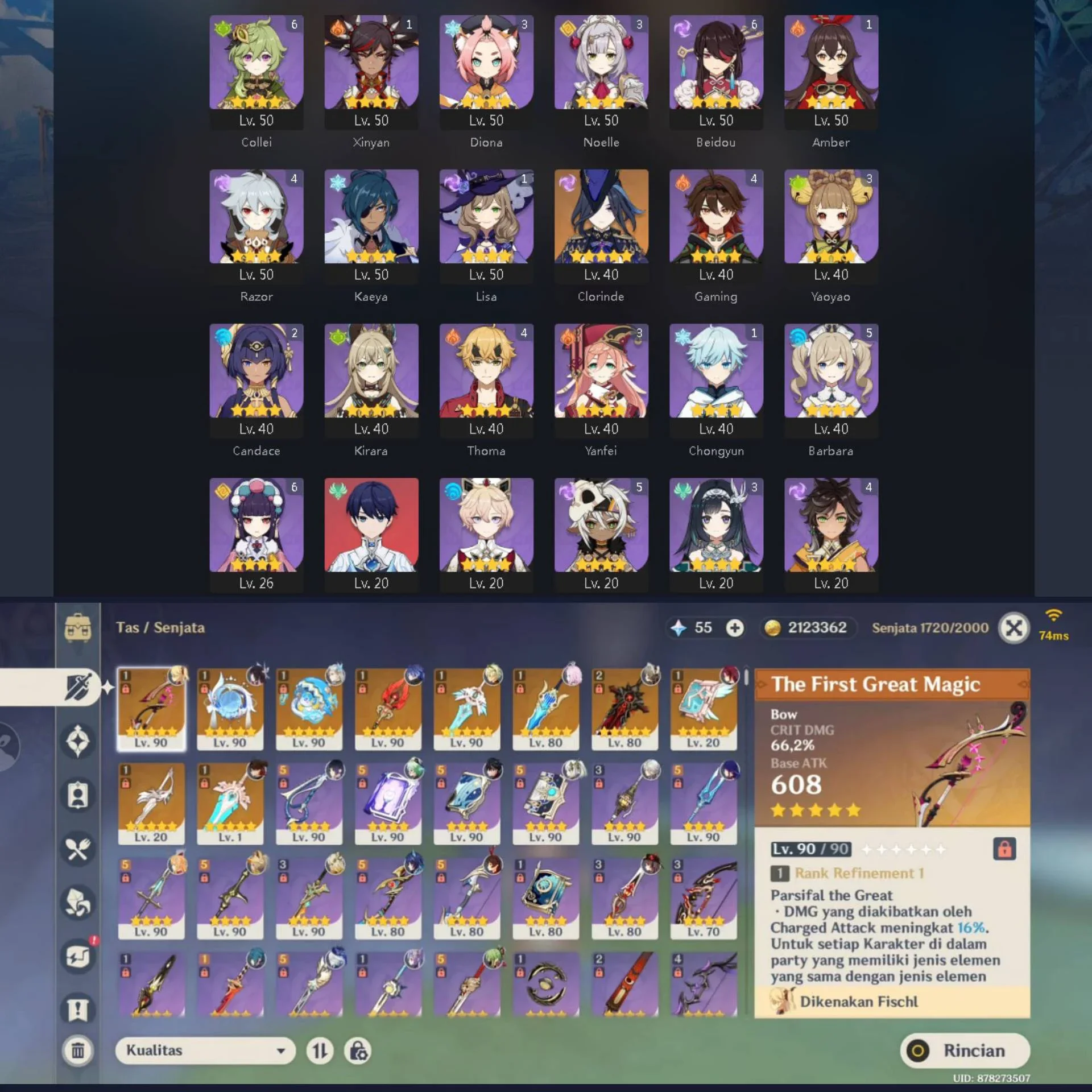 ENDGAME MURAH 27 LIMIT CHAR