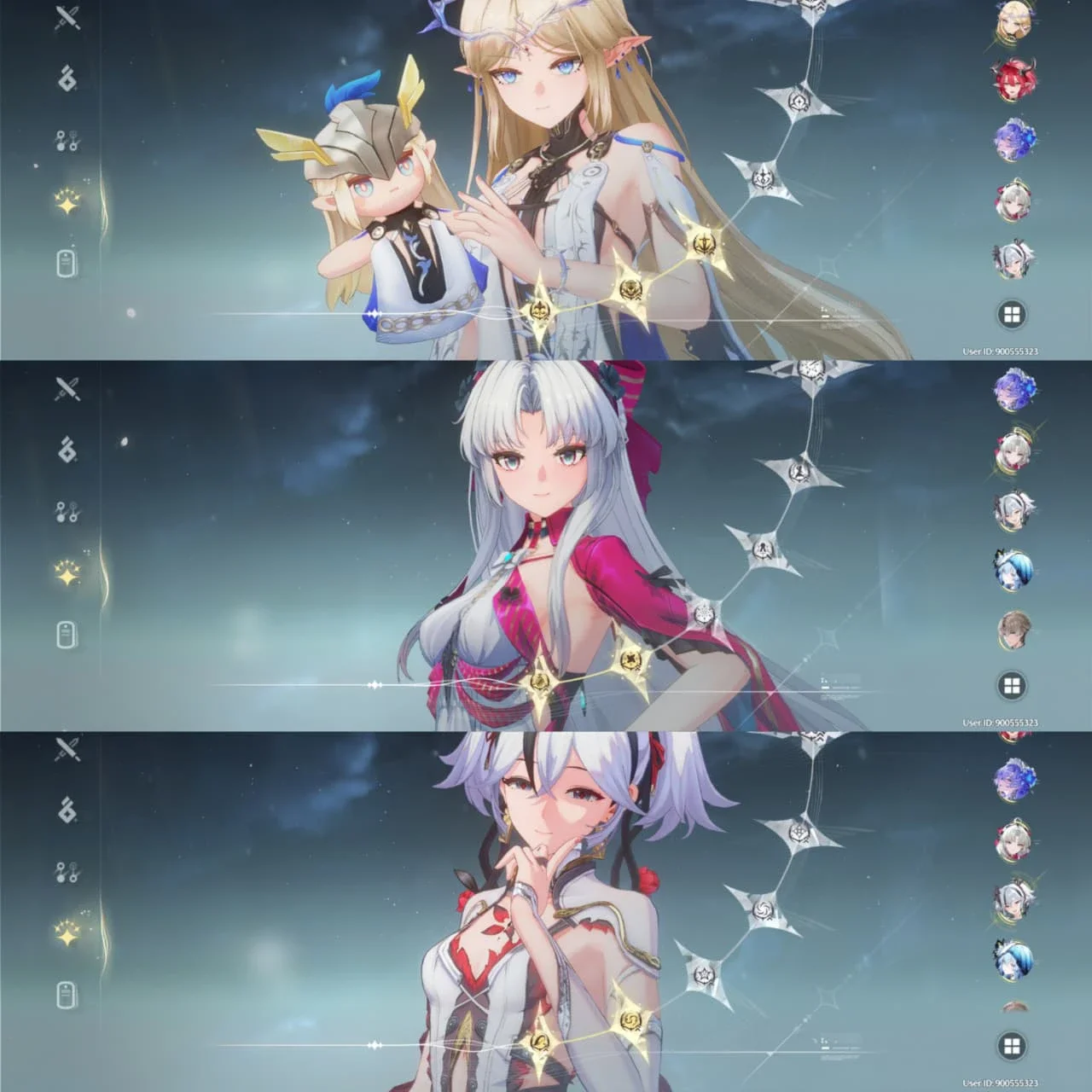 PREMIUM TEAM META, RC3 CARTETHYIA, RC2 CARLOTTA, RC2 CAMELLYA