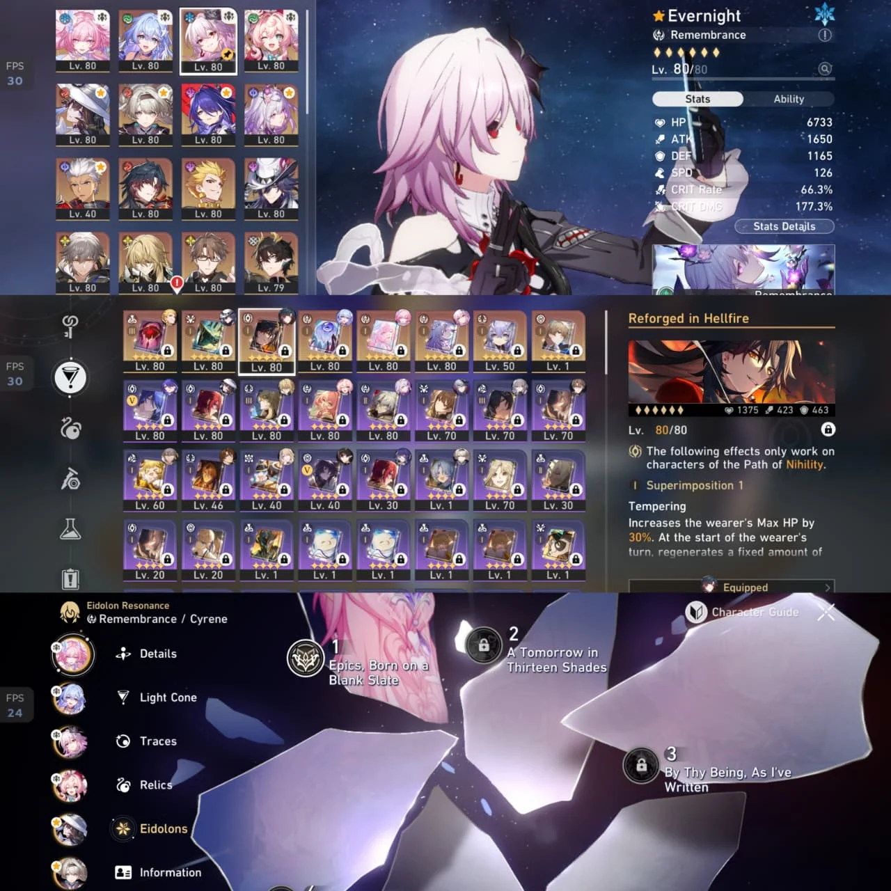 3 TEAM: MONO PINK + ROBIN SUMMER, BREAK, ACHERON/ASHVEIL/MORTENAX (BONUS AKUN HONKAI IMPACT)