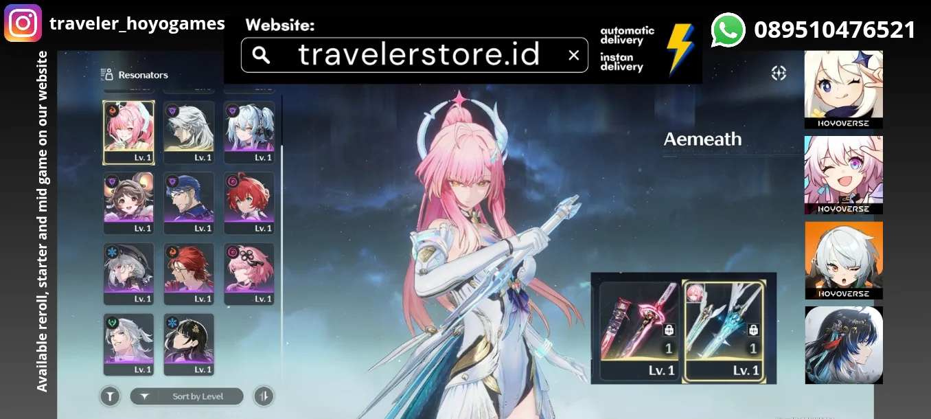 Aemeath Sign + Weapon Hiyuki UL 8