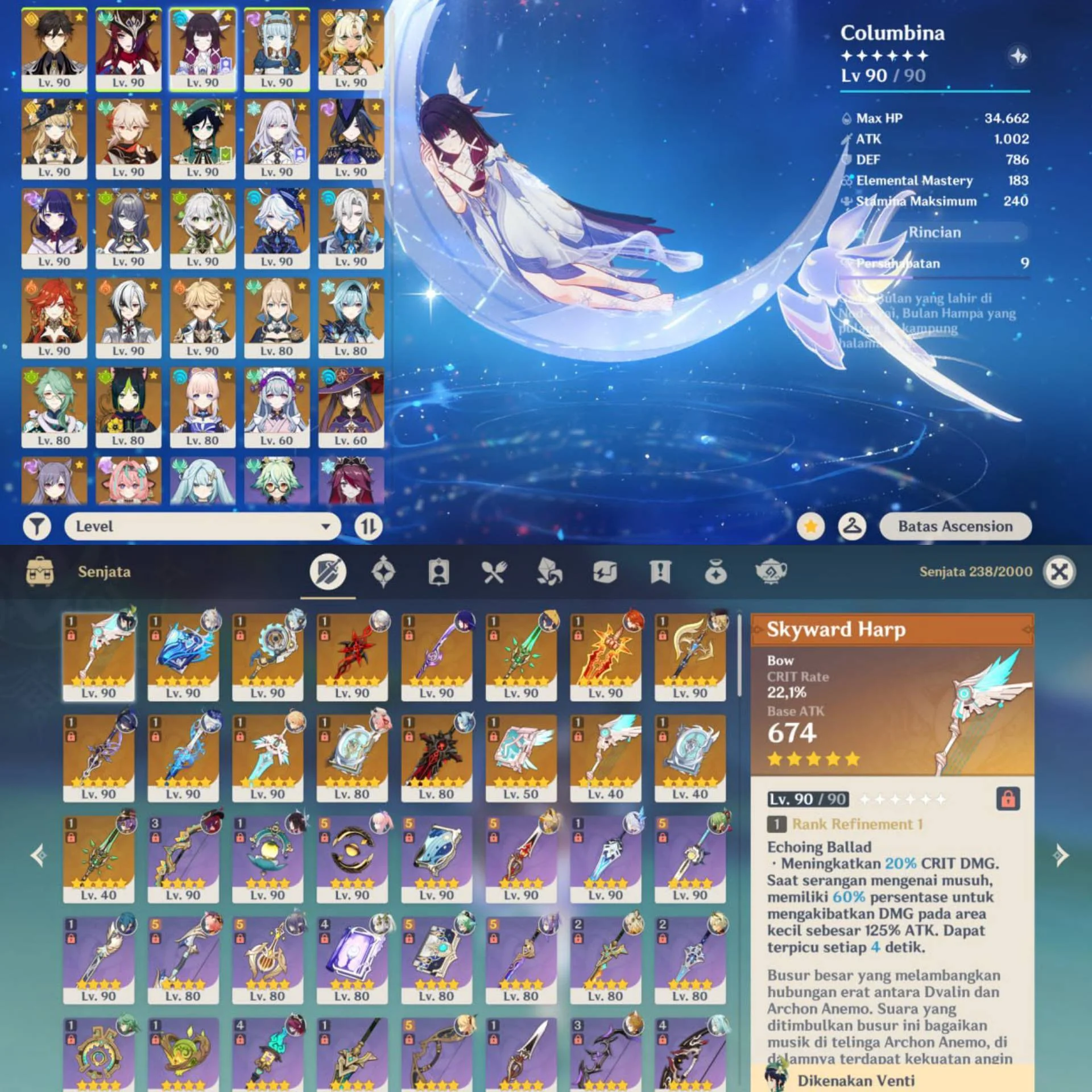 GENSHIN HSR E2 TIM PREMIUM ELATION + E2 TIM REMEMBRANCE