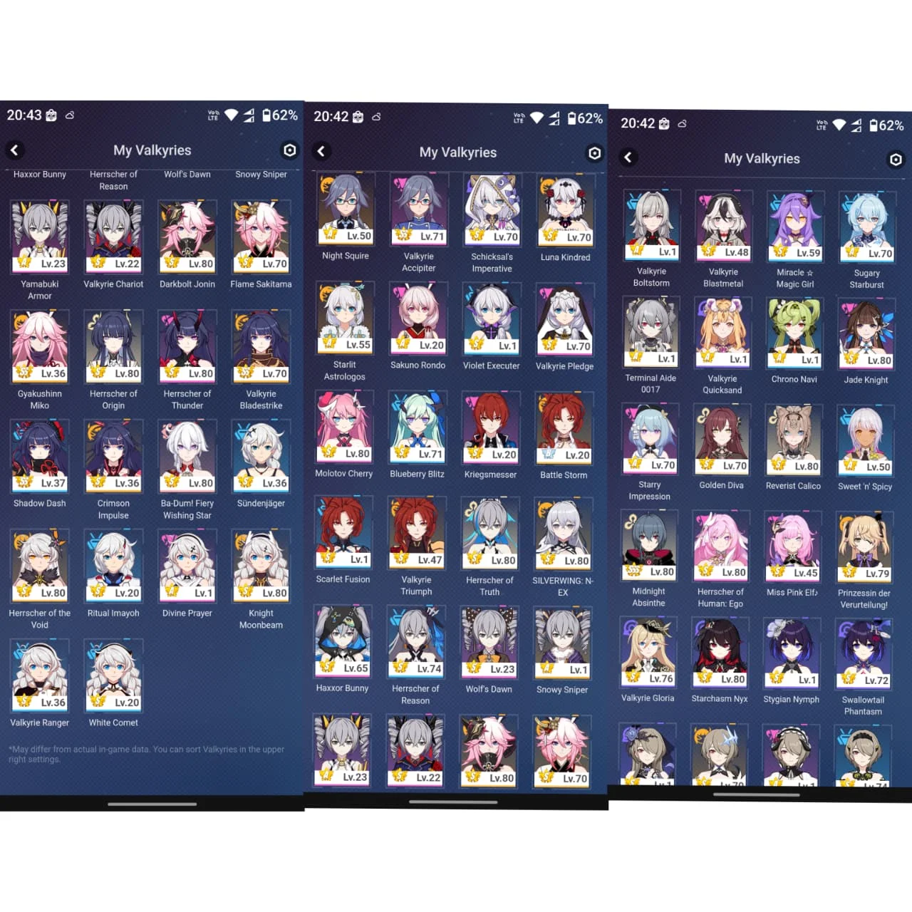 3 TEAM: MONO PINK + ROBIN SUMMER, BREAK, ACHERON/ASHVEIL/MORTENAX (BONUS AKUN HONKAI IMPACT)