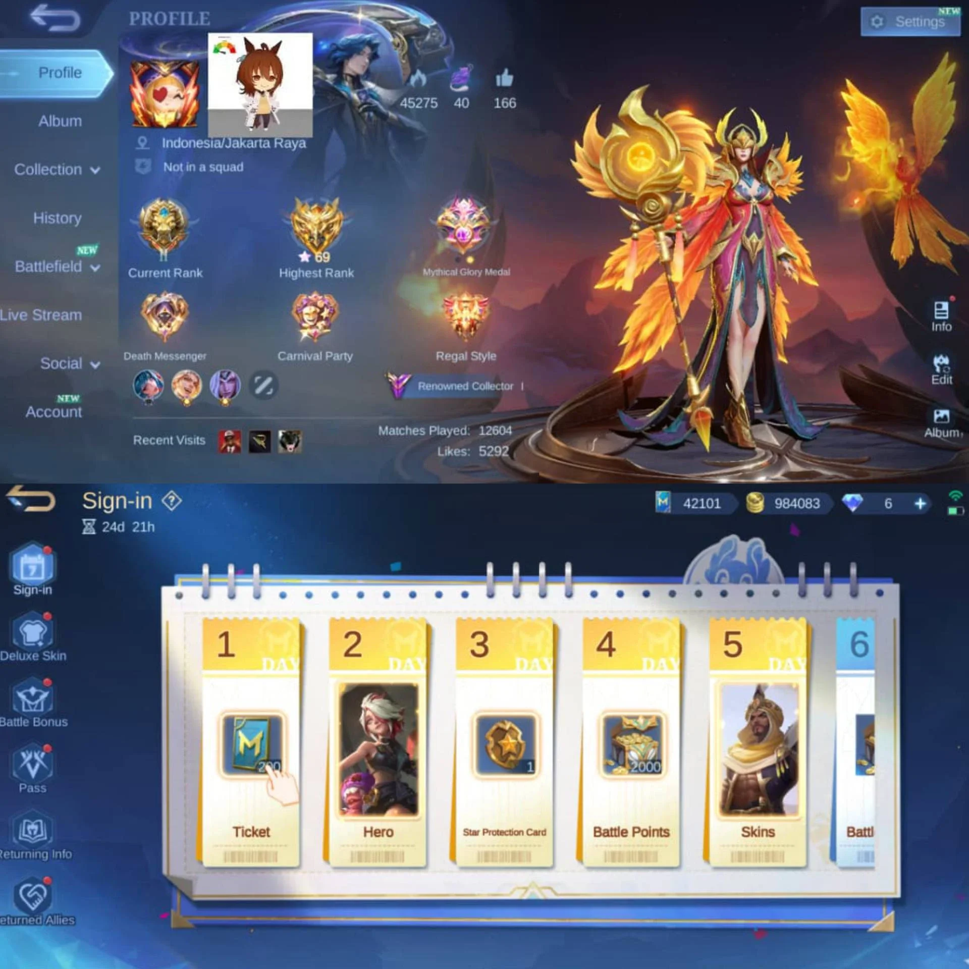 KOF KARINA, PRIME CLAUDE, CC PHARSA NATALIA
