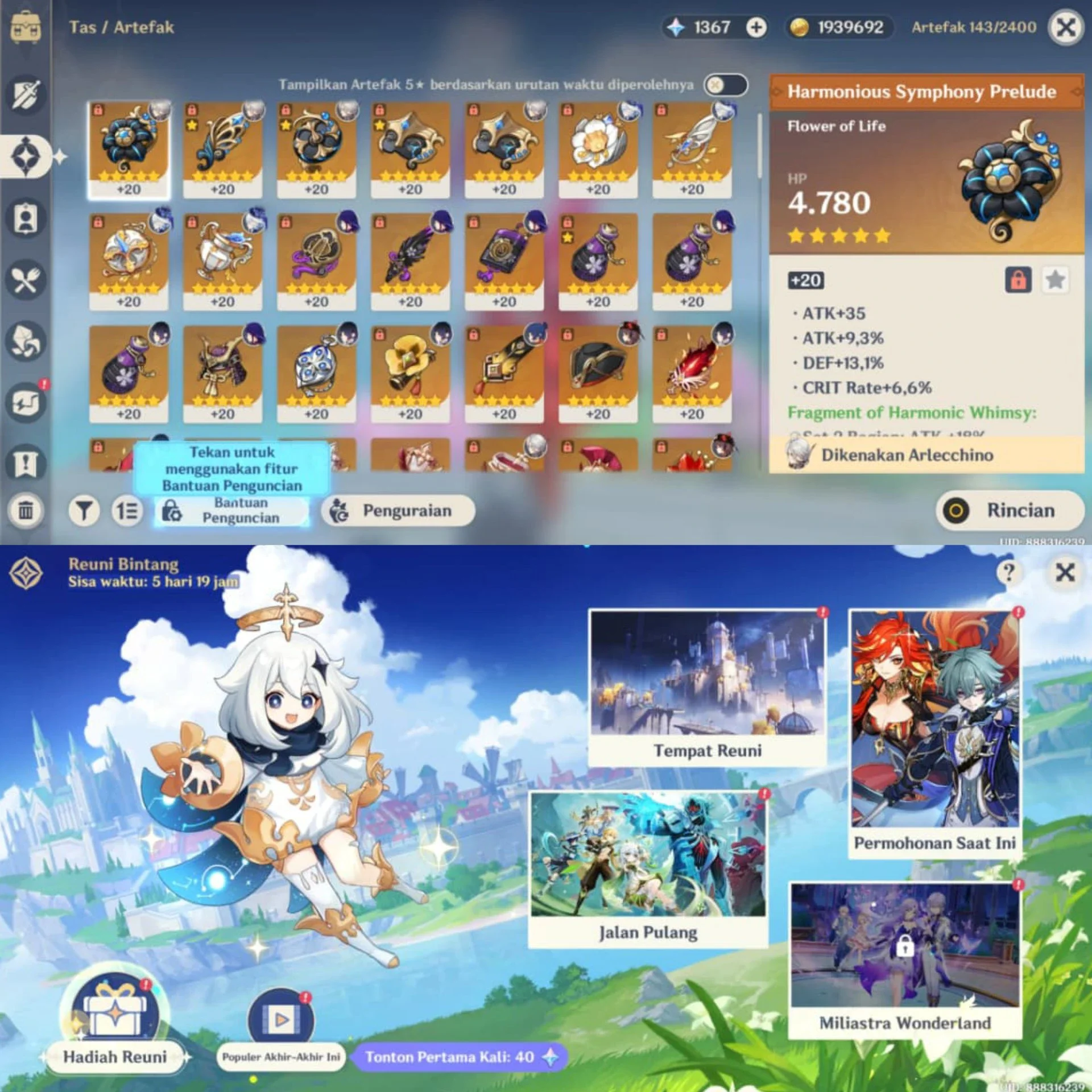 ACCOUNT GENSHIN