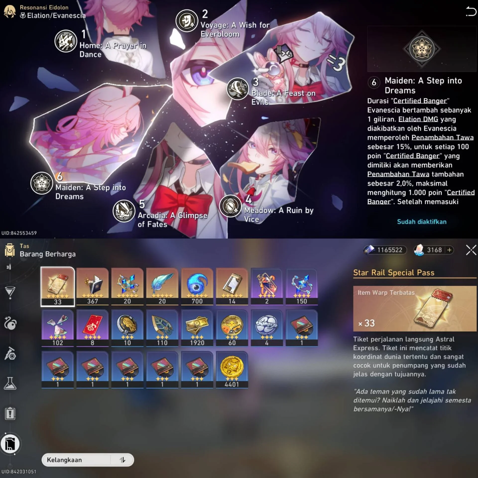 EVANESCIA E6S1 PREMIUM TEAM